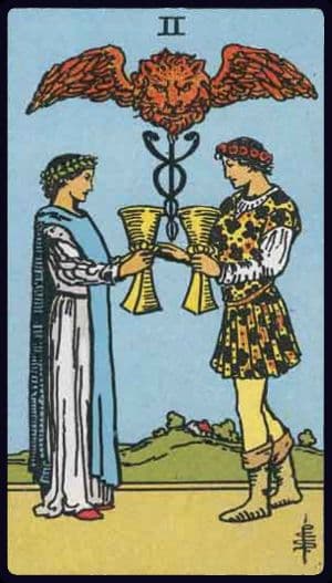 Two of Cups, Reversed