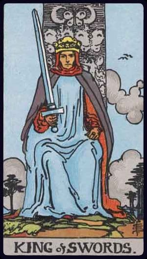 King of Swords, Upright